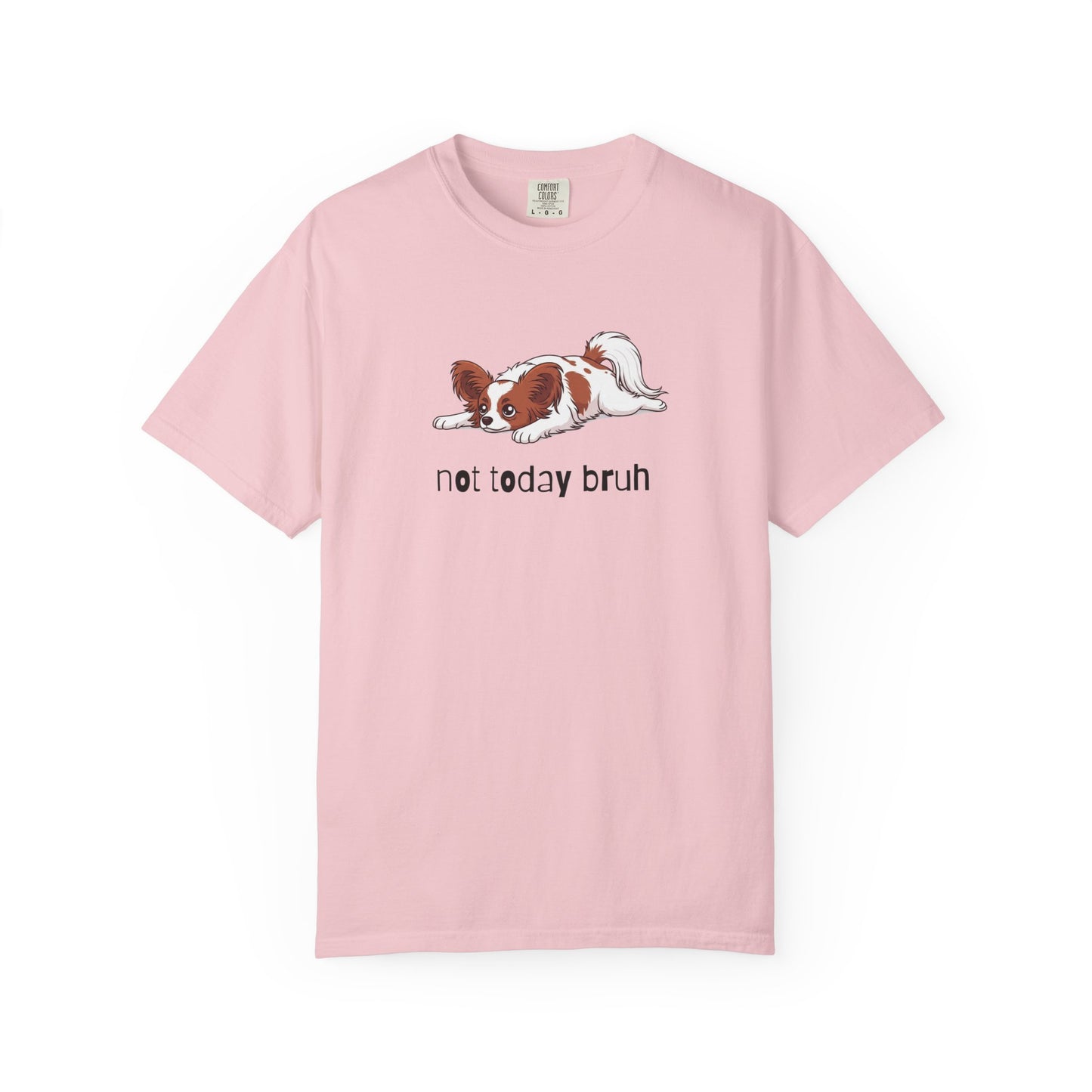 Papillon Not Today Bruh T-Shirt