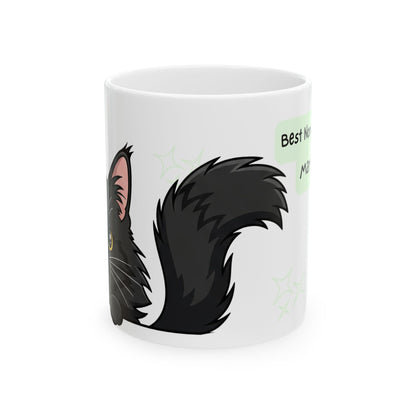 Norwegian Forest Cat Peek-a-Boo Mug | Best Norwegian Forest Mama Gift