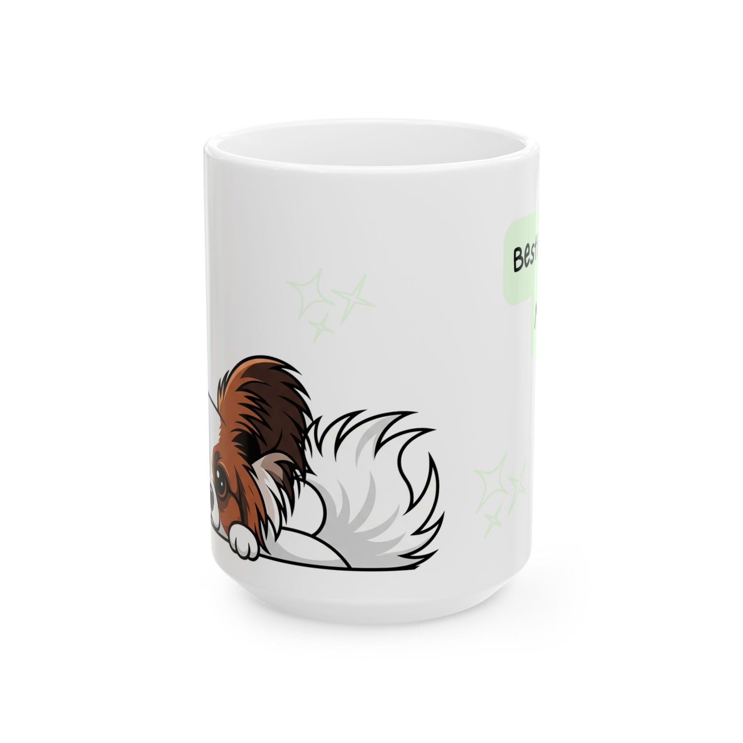 Papillon Peek-a-Boo Mug | Best Papillon Mama Gift