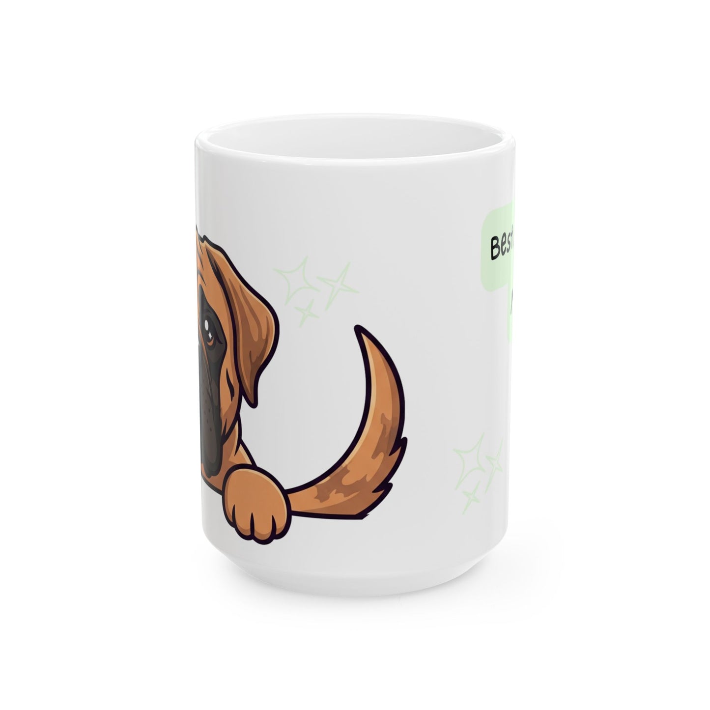 Mastiff Peek-a-Boo Mug | Best Mastiff Mama Gift