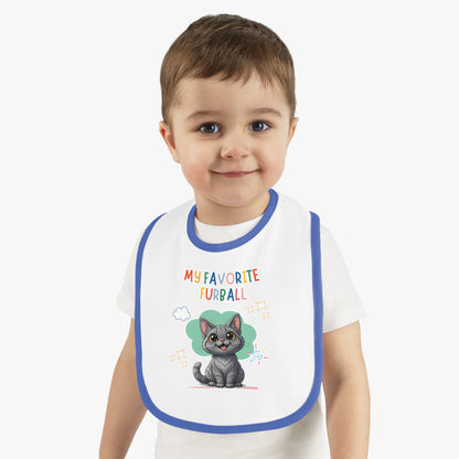 Selkirk Rex Favorite Furball Baby Bib