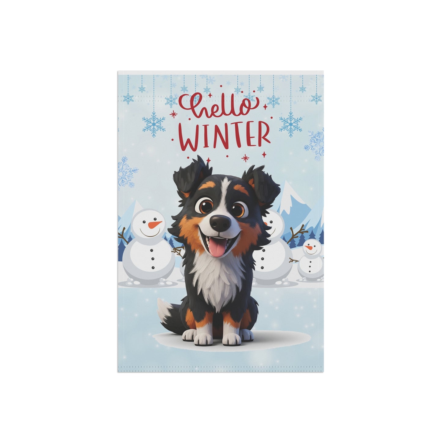 Aussie Hello Winter Garden Banner