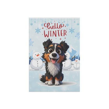 Aussie Hello Winter Garden Banner