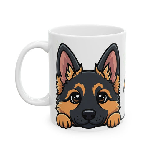 German Shepherd Peek-a-Boo Mug | Best German Shepherd Mama