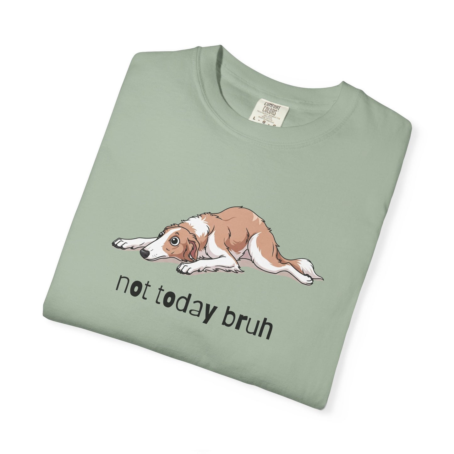 Borzoi Not Today Bruh T-Shirt