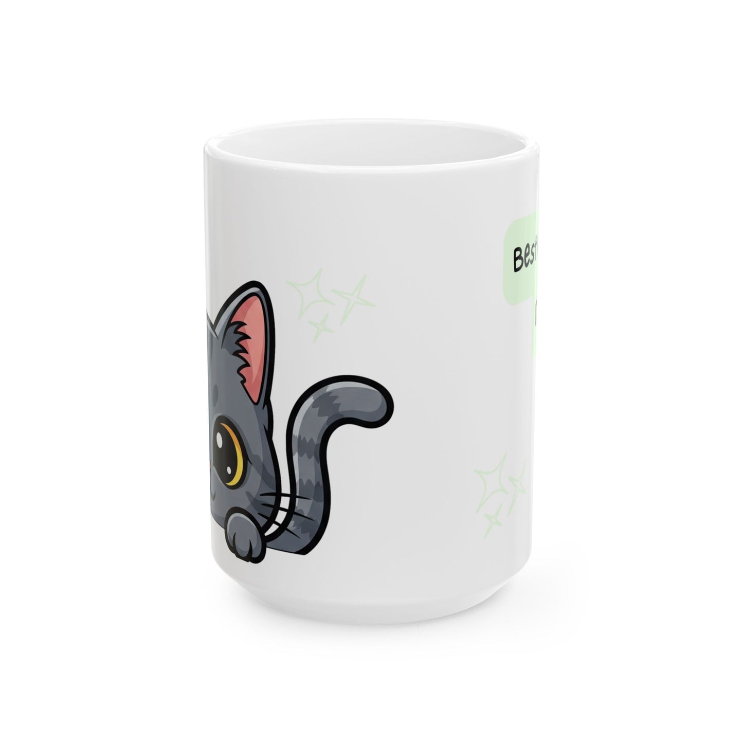 Cat Peek-a-Boo Mug | Best Cat Daddy Gift