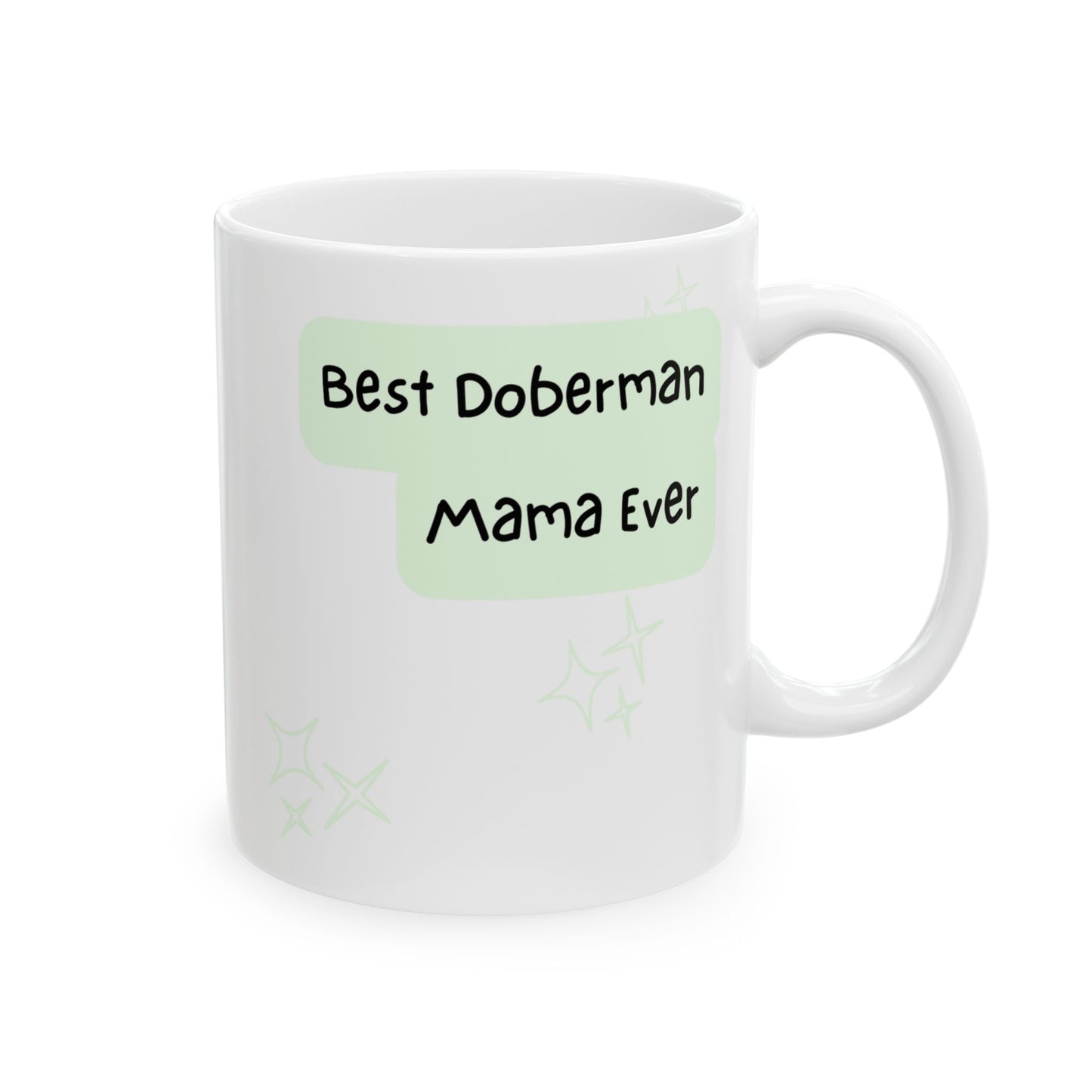 Doberman Peek-a-Boo Mug | Best Doberman Mama Gift