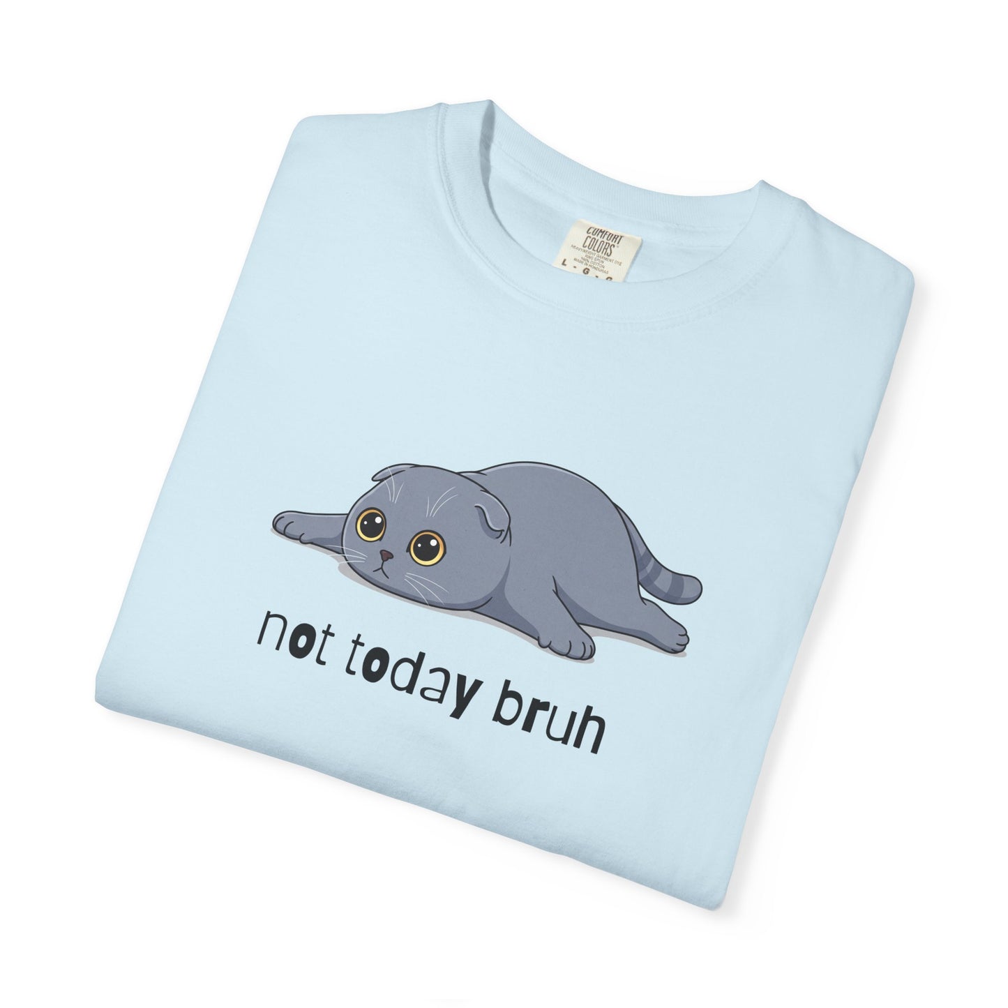 Scottish Fold Not Today Bruh T-Shirt