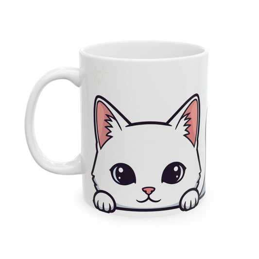 Cat Peek-a-Boo Mug | Best Cat Daddy Gift