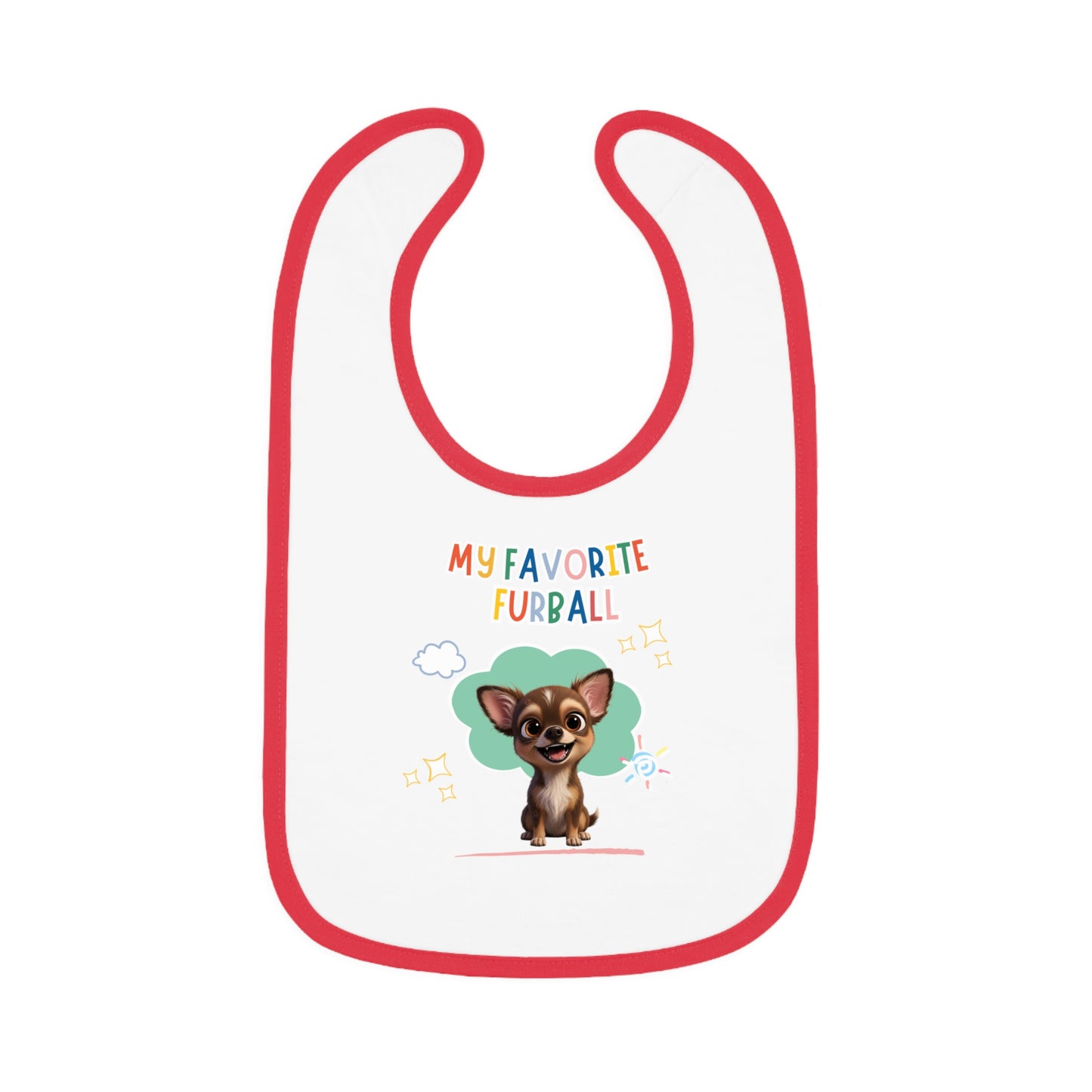 Chihuahua Favorite Furball Baby Bib
