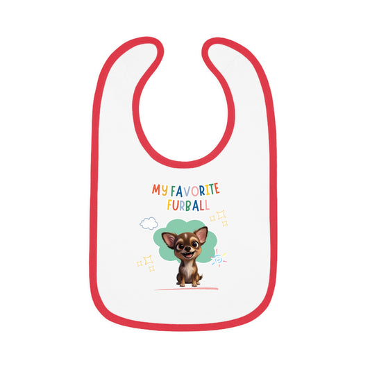 Chihuahua Favorite Furball Baby Bib