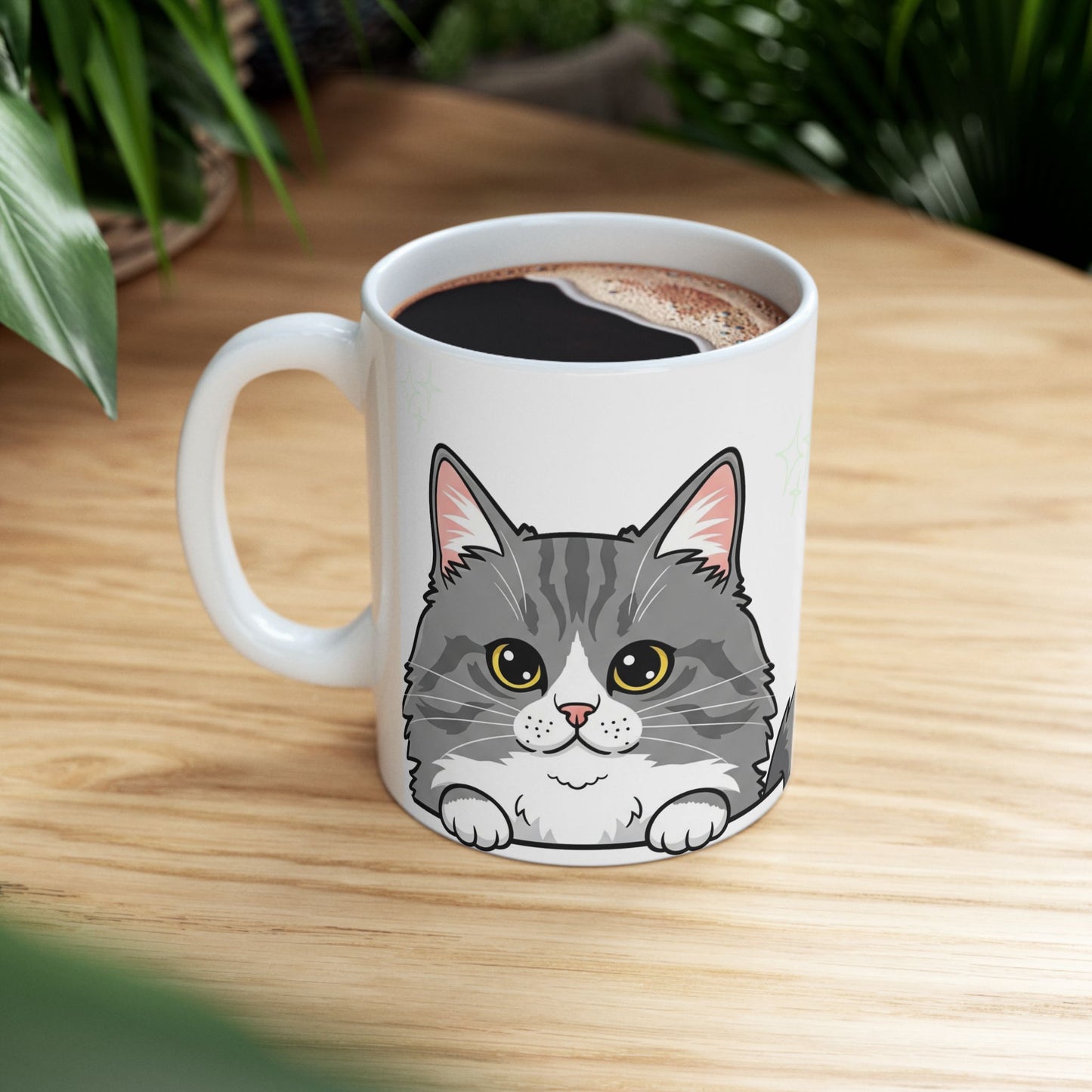 Cat Peek-a-Boo Mug | Best Cat Mama Gift