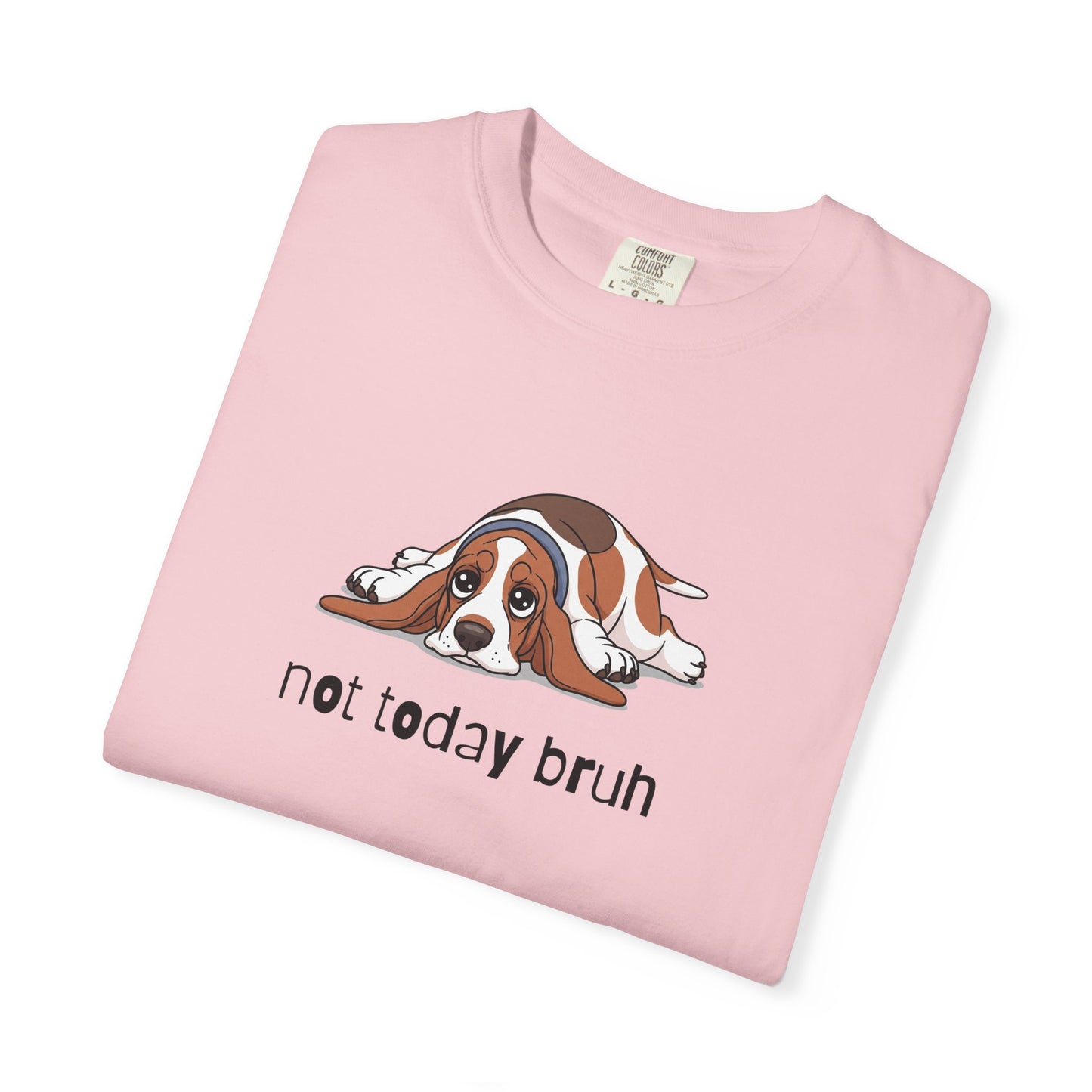 Basset Hound Not Today Bruh T-Shirt