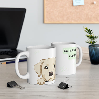 Lab Peek-a-Boo Mug | Best Labrador Retriever Mama Gift