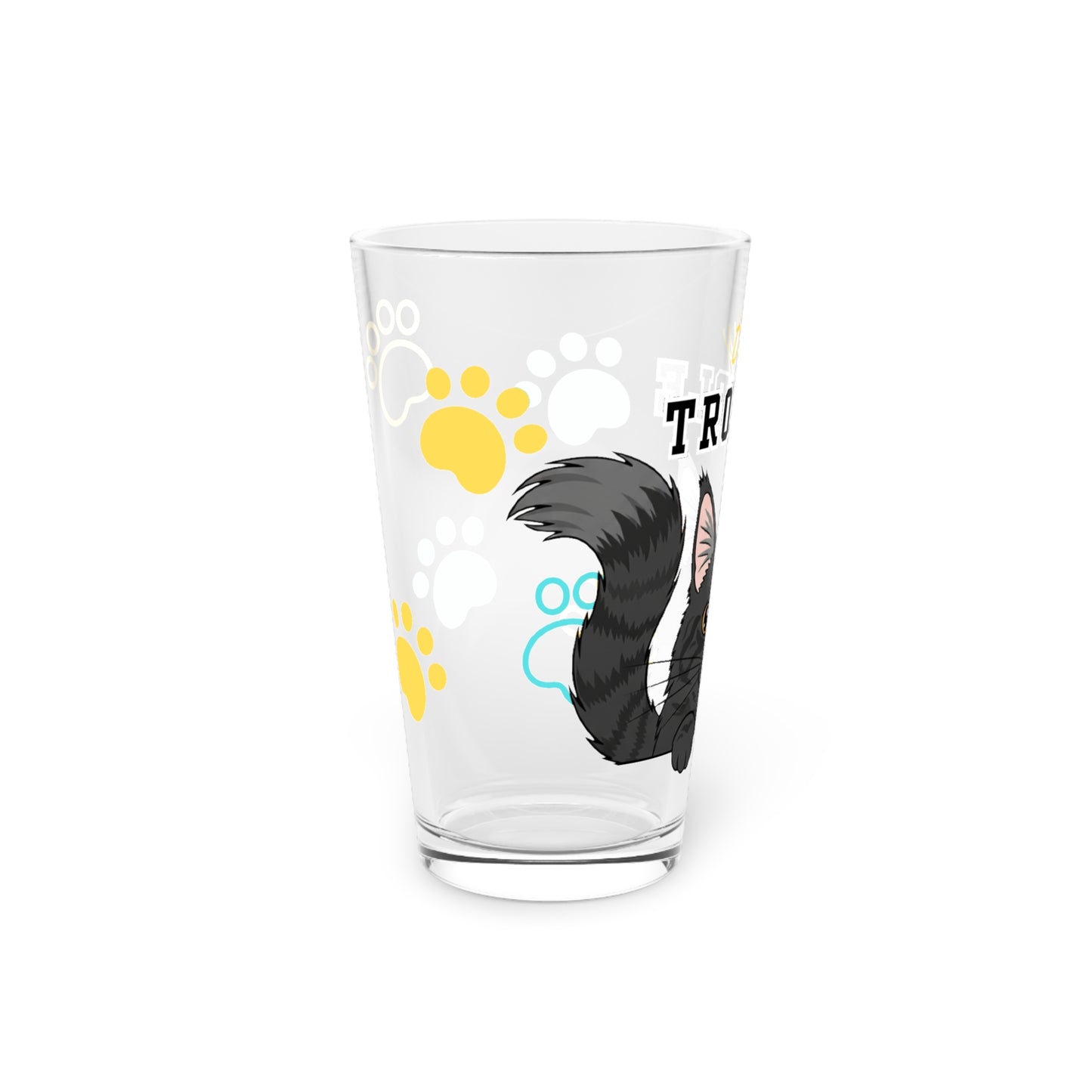 Maine Coon Tiny Trouble Pint Glass