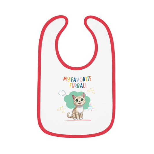Shorthair Cream Cat Favorite Furball Baby Bib