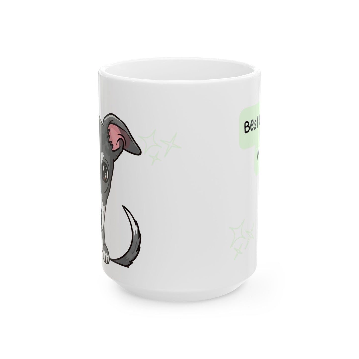 Greyhound Peek-a-Boo Mug | Best Greyhound Mama Gift