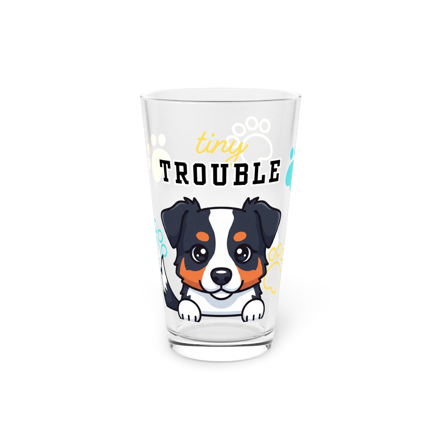 Aussie Tiny Trouble Pint Glass