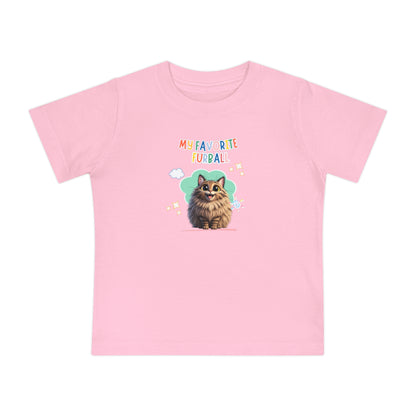 Siberian Cat Favorite Furball Baby Tee