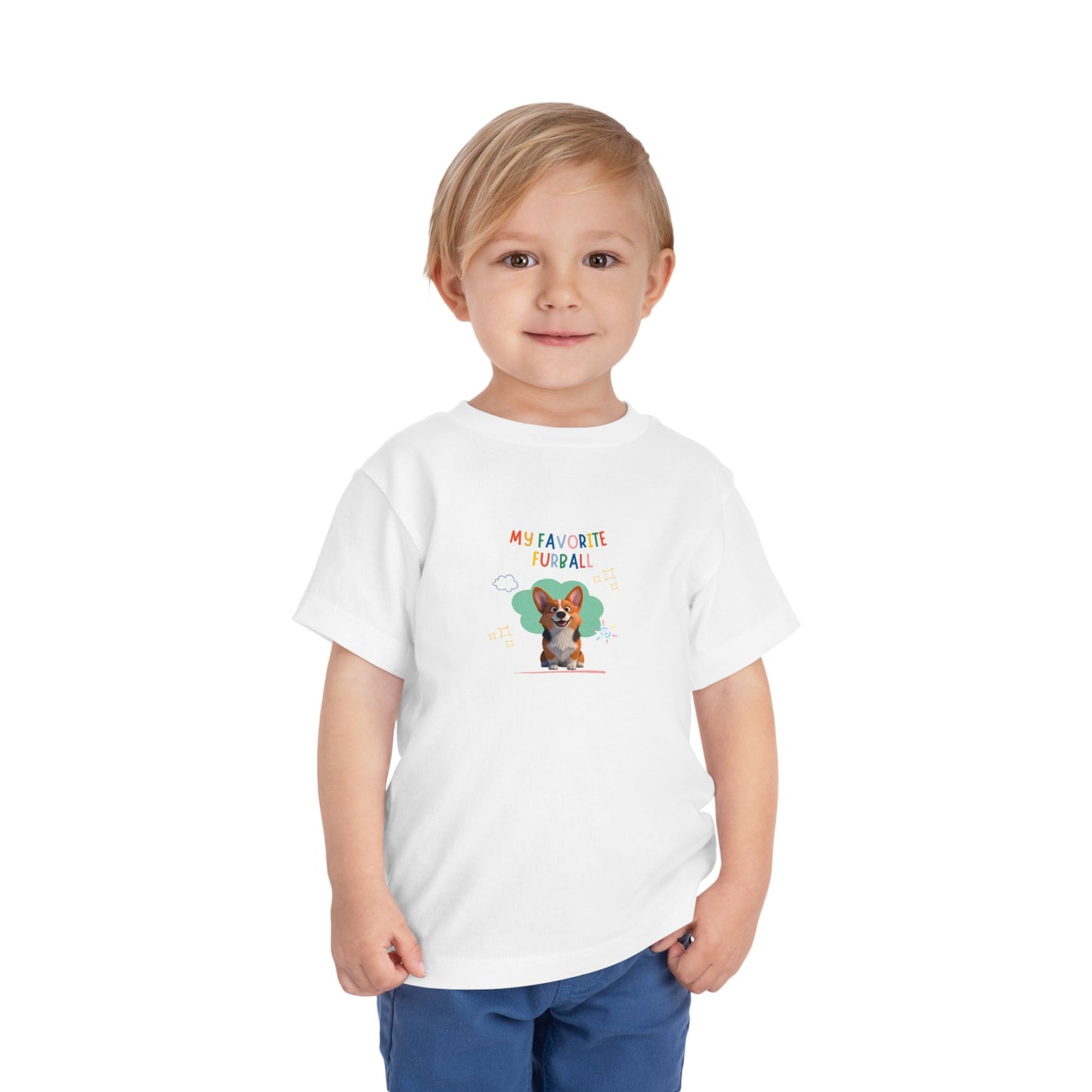 Corgi Favorite Furball Toddler Tee