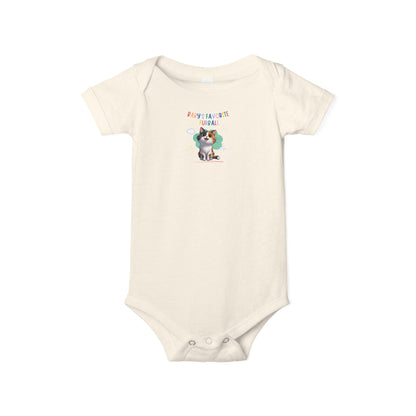 Short hair calico cat Favorite Furball Onesie