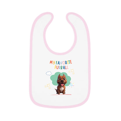 Pitbull Favorite Furball Baby Bib