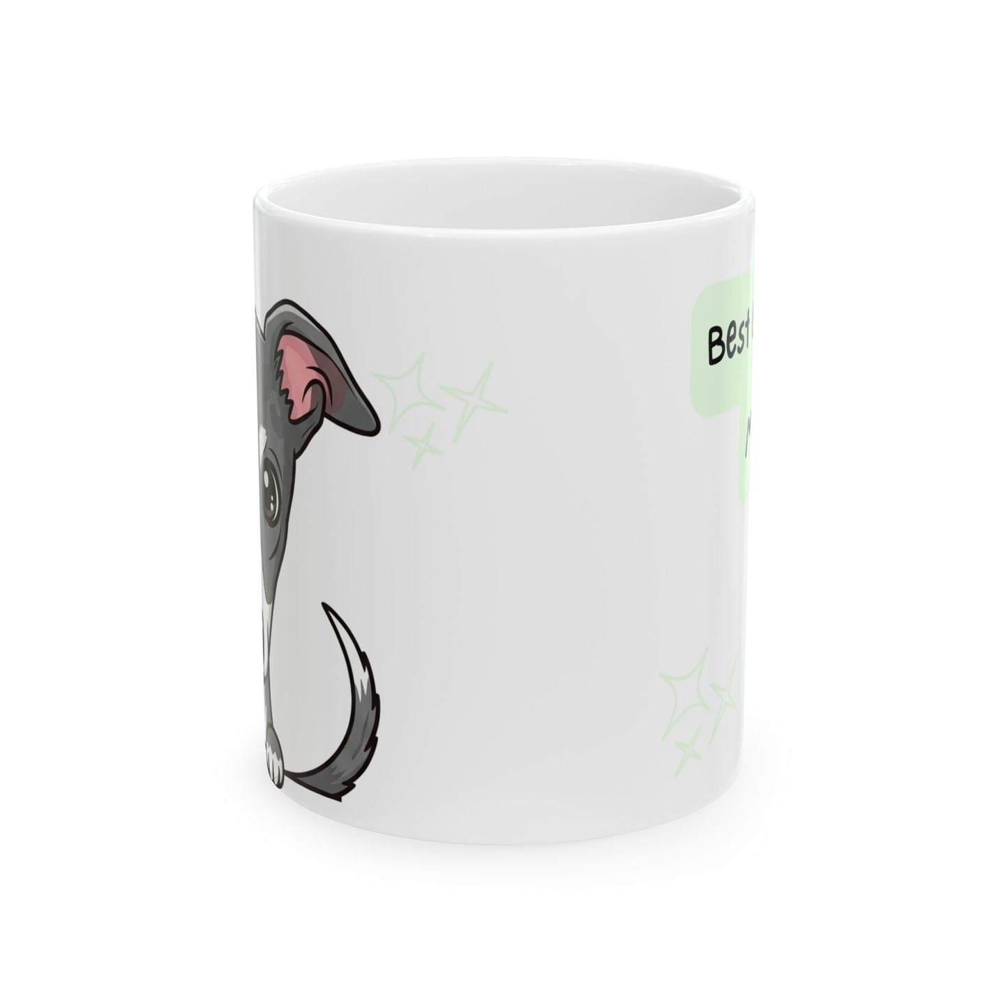 Greyhound Peek-a-Boo Mug | Best Greyhound Mama Gift