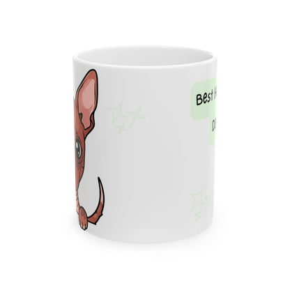 Peruvian Hairless Peek-a-Boo Mug | Best Hairless Dog Daddy Gift