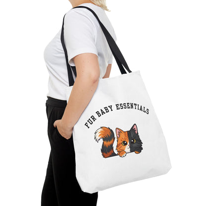 Long hair chimera cat FurBaby Tote Bag
