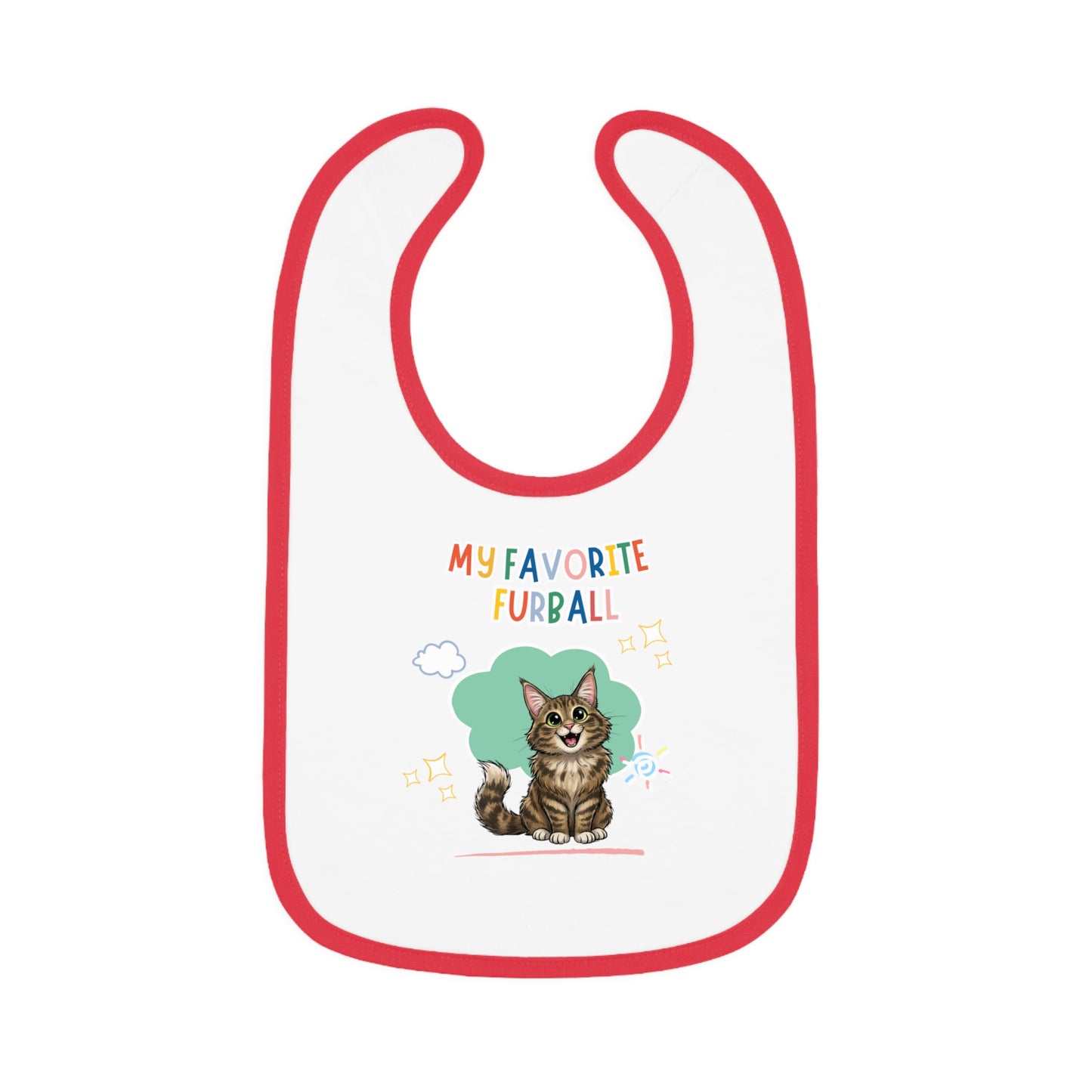 Maine Coon Favorite Furball Baby Bib