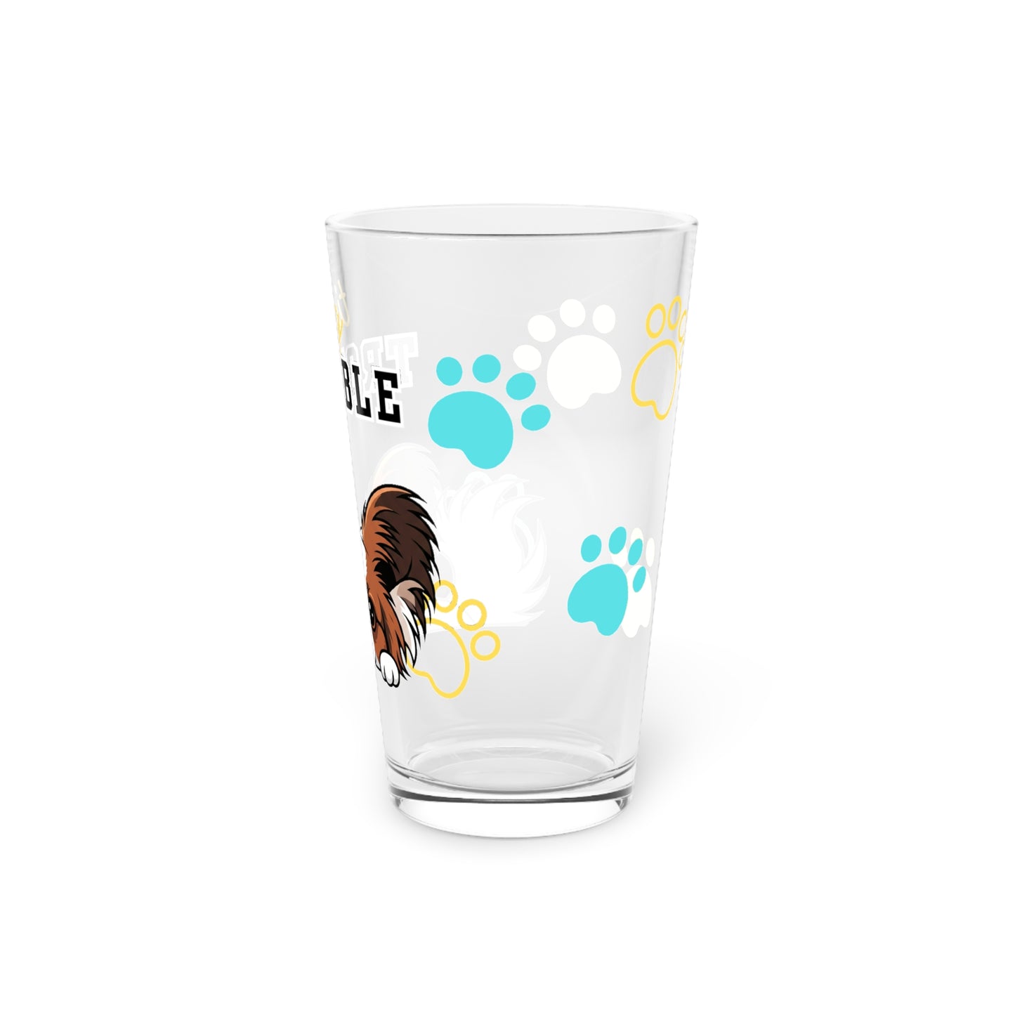 Papillon Tiny Trouble Pint Glass