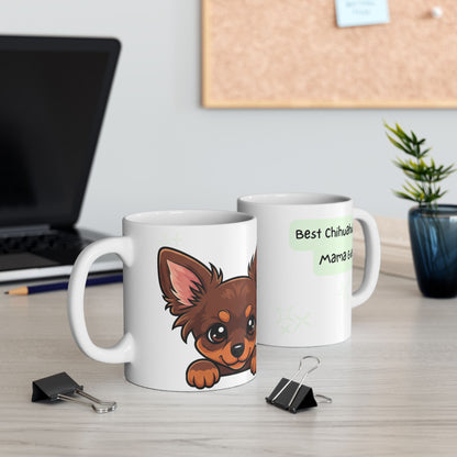 Chihuahua Peek-a-Boo Mug | Best Chihuahua Mama Gift