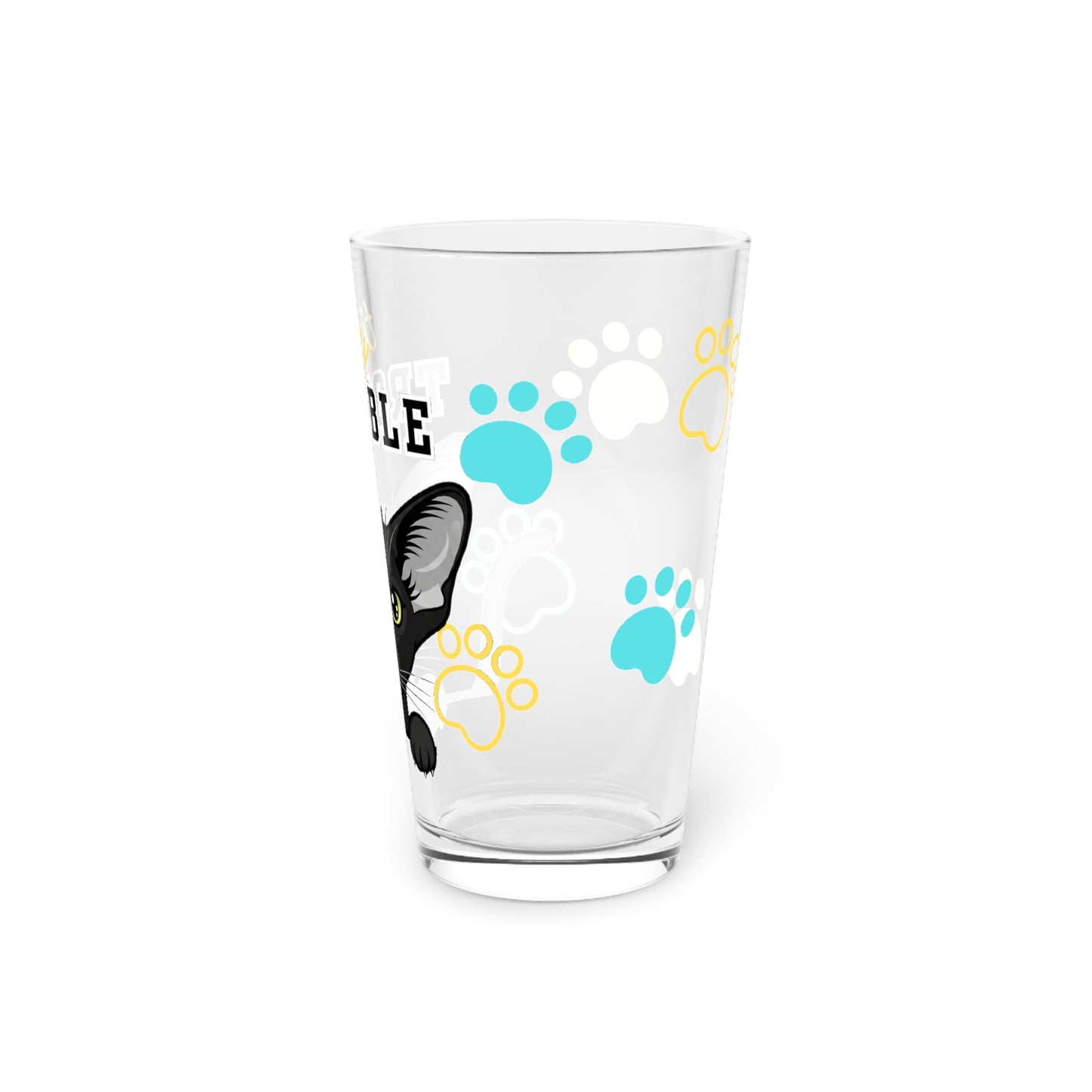 Oriental Shorthair Tiny Trouble Pint Glass