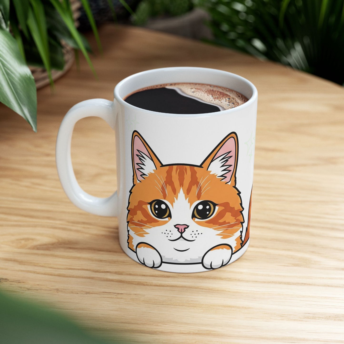 Cat Peek-a-Boo Mug | Best Cat Daddy Gift