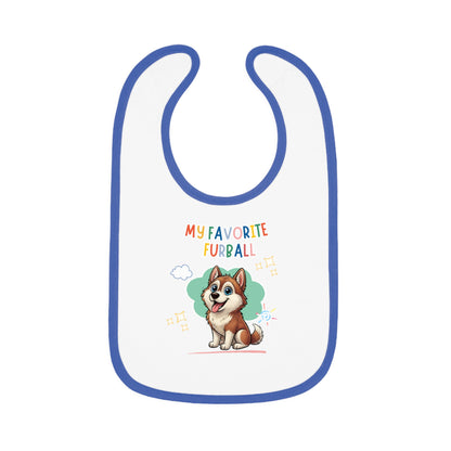 Husky Favorite Furball Baby Bib