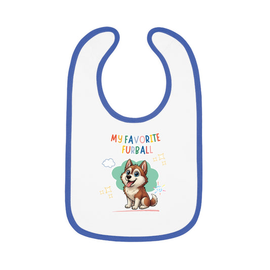Husky Favorite Furball Baby Bib