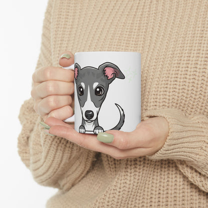 Greyhound Peek-a-Boo Mug | Best Greyhound Daddy Gift