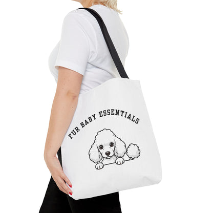 Poodle FurBaby Tote Bag