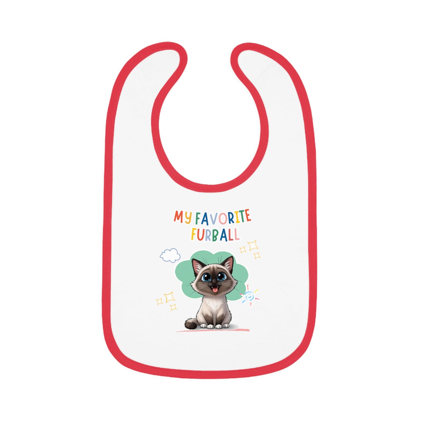 Ragdoll Favorite Furball Baby Bib