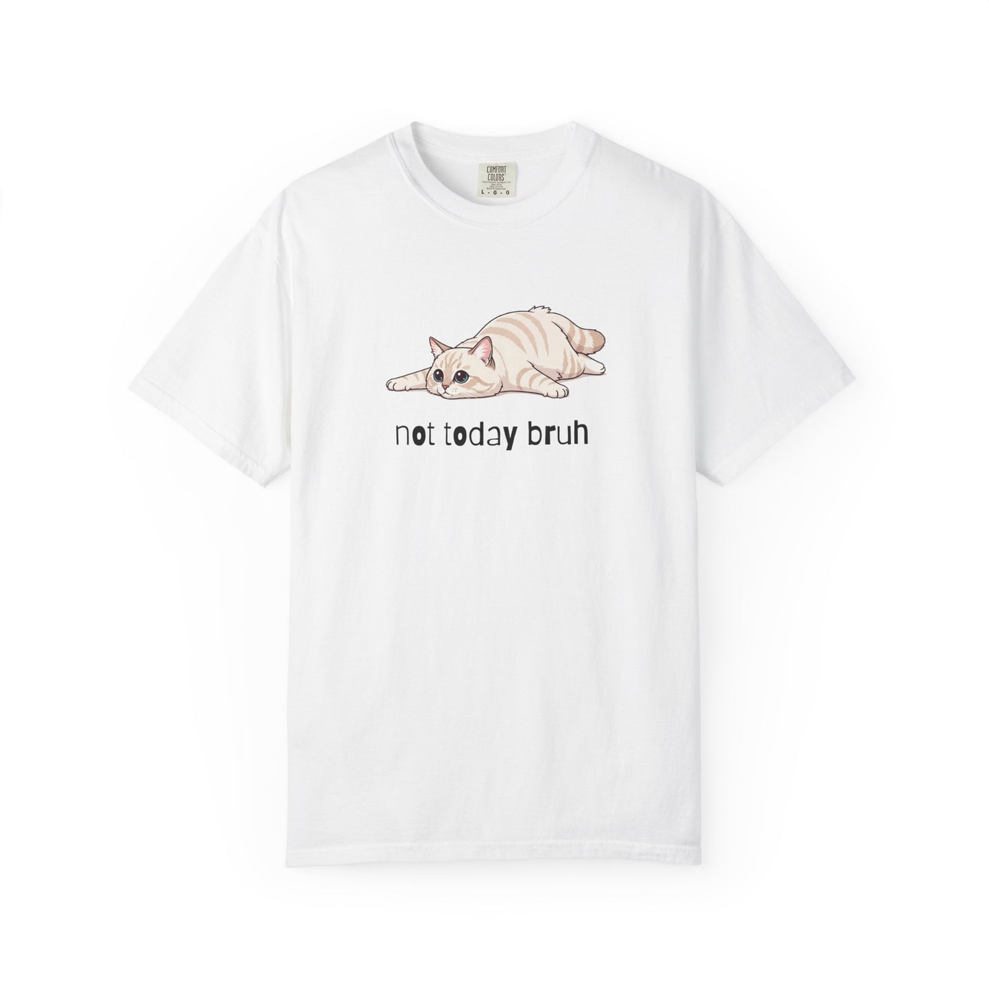 Long hair cream cat Not Today Bruh T-Shirt