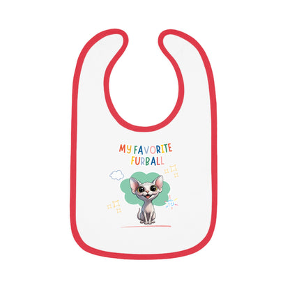 Sphynx Cat Favorite Furball Baby Bib