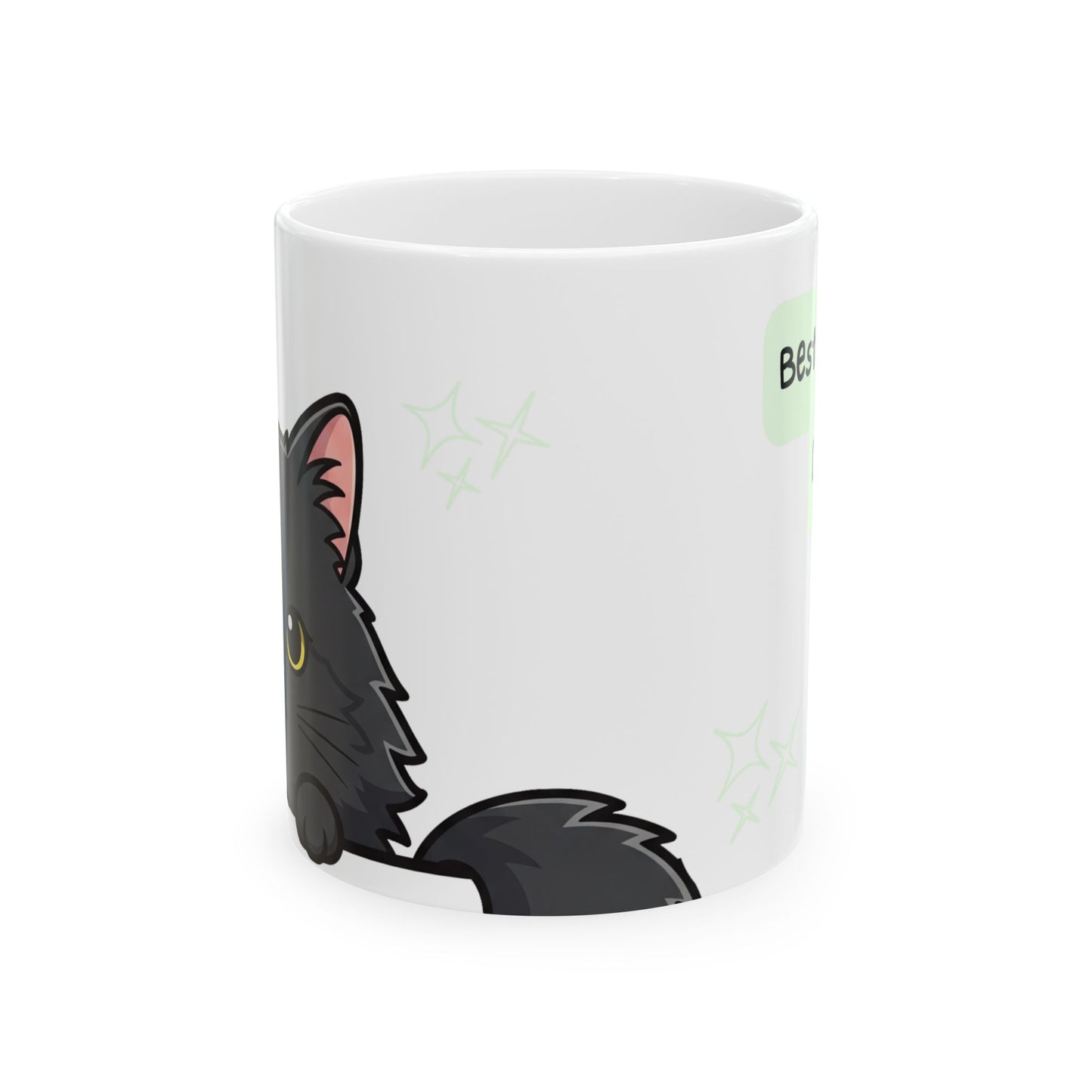 Cat Peek-a-Boo Mug | Best Cat Daddy Gift