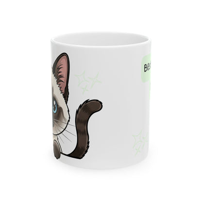Siamese Peek-a-Boo Mug | Best Siamese Mama Gift