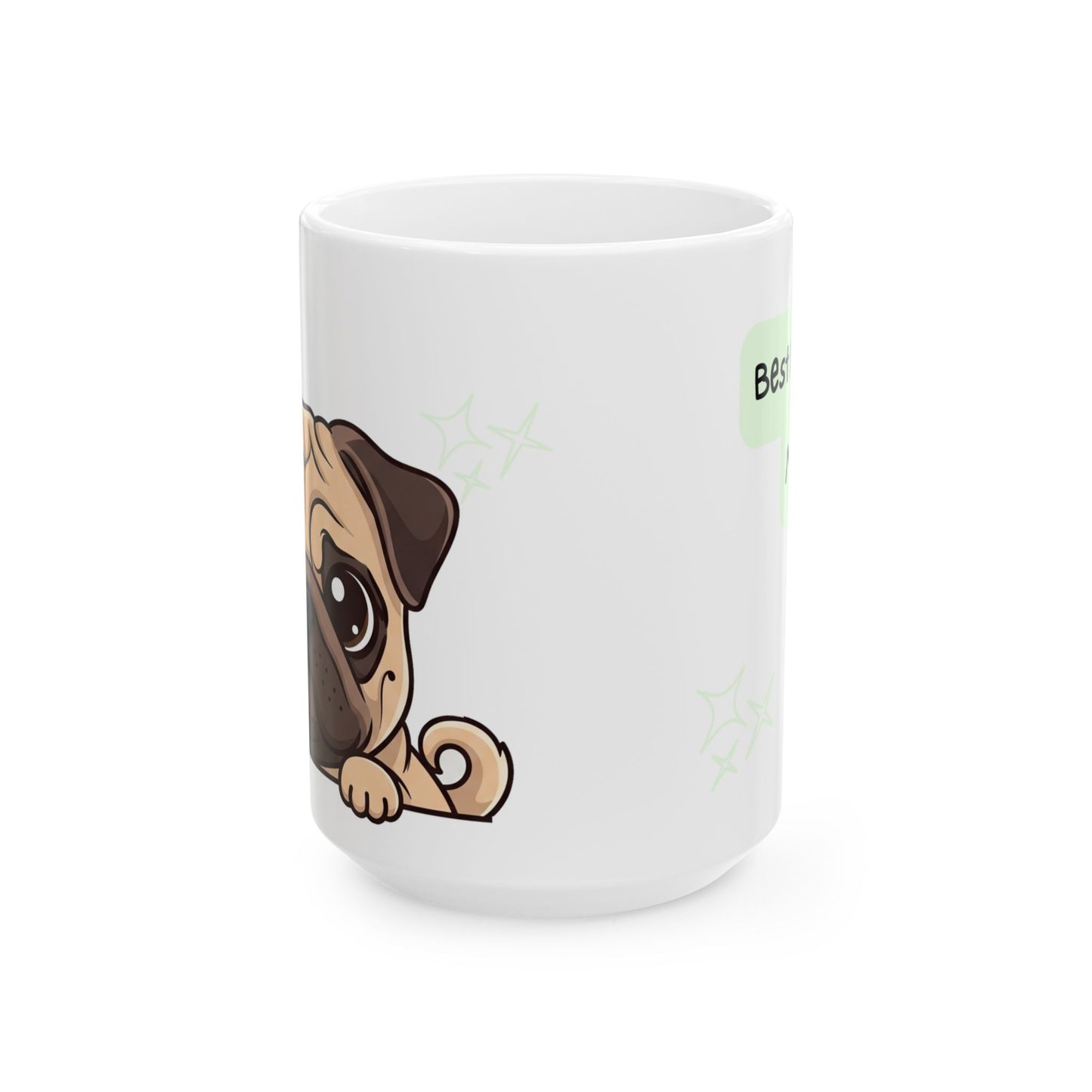 Pug Peek-a-Boo Mug | Best Pug Mama Gift