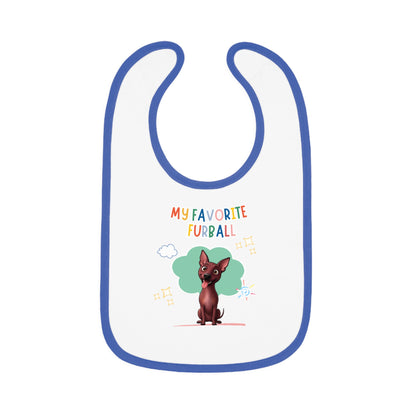 Hairless Dog Favorite Furball Baby Bib