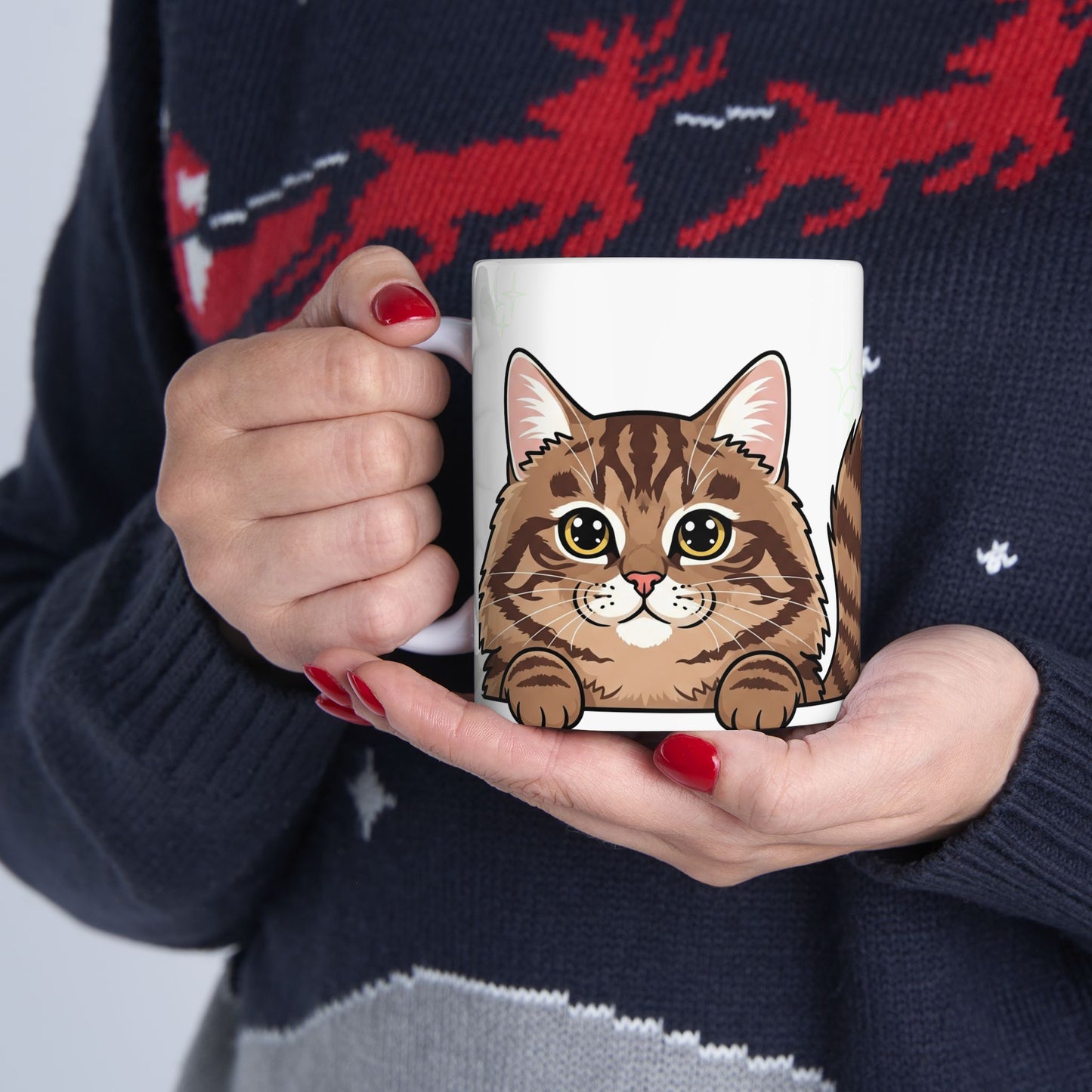 Siberian Peek-a-Boo Mug | Best Siberian Daddy Gift