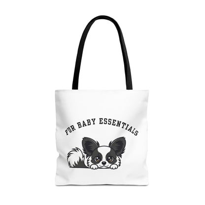 Papillon FurBaby Tote Bag
