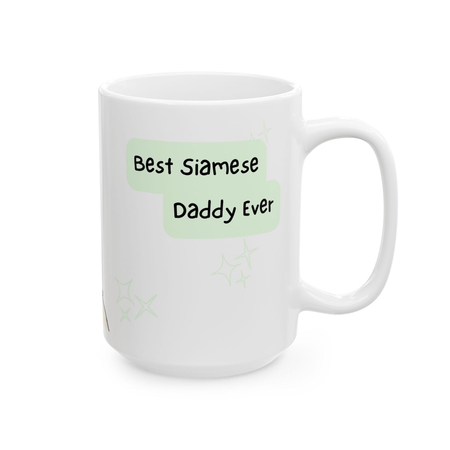 Siamese Peek-a-Boo Mug | Best Siamese Daddy Gift