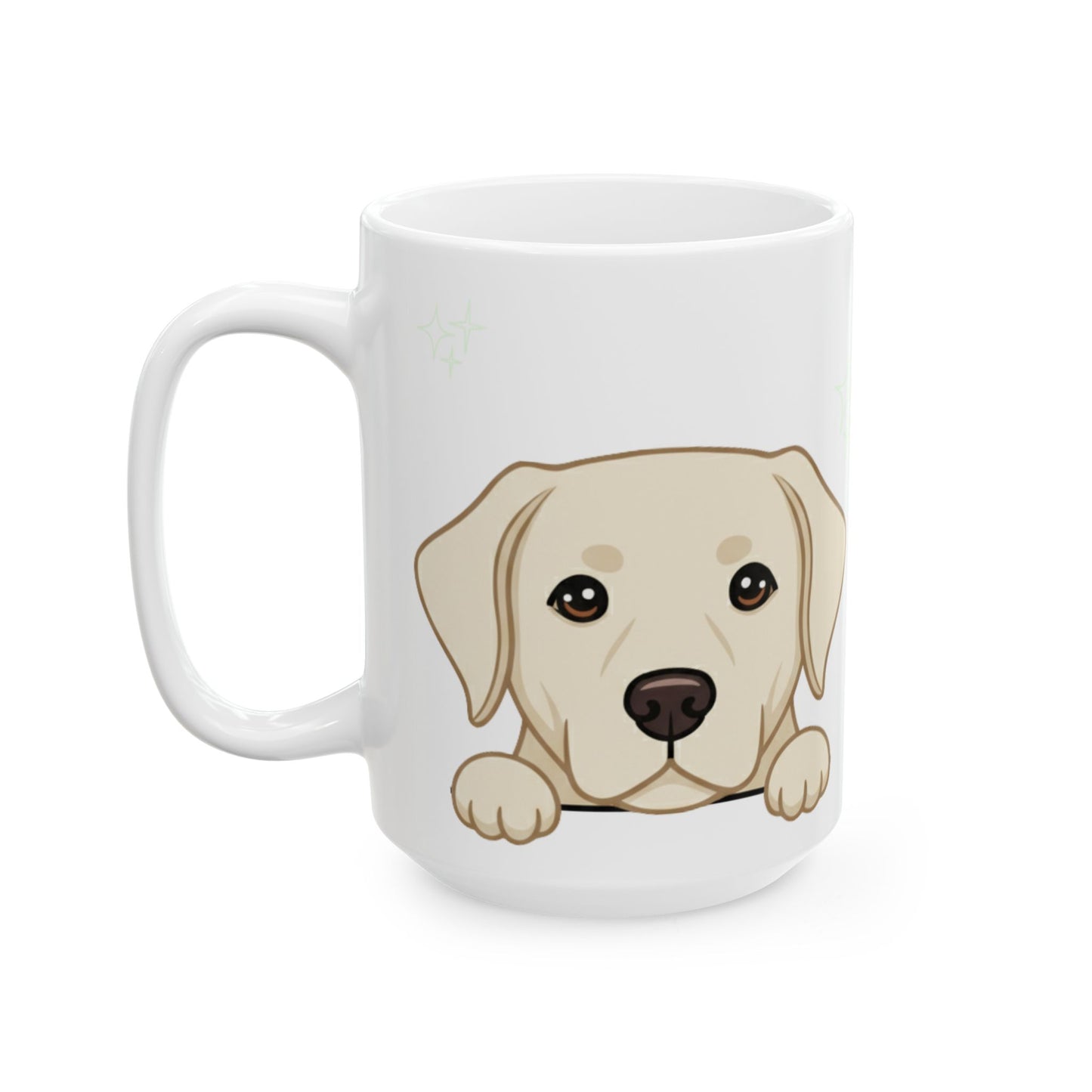 Lab Peek-a-Boo Mug | Best Labrador Retriever Daddy Gift