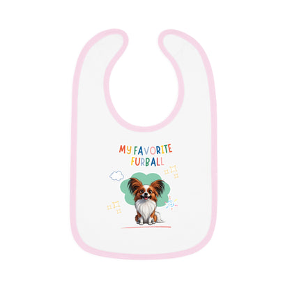 Papillon Favorite Furball Baby Bib